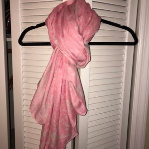 Pink scarf